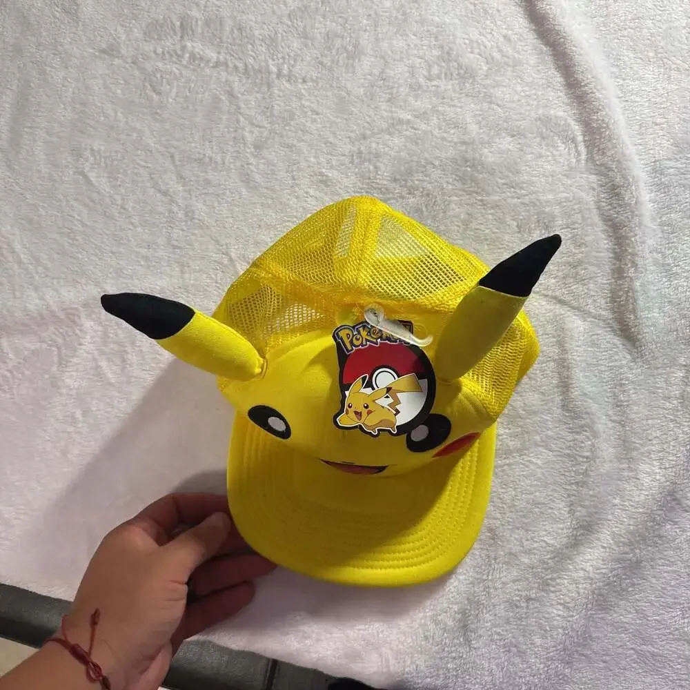 New Pikachu Yellow Trucker Hat with 3D Ears - Pokemon